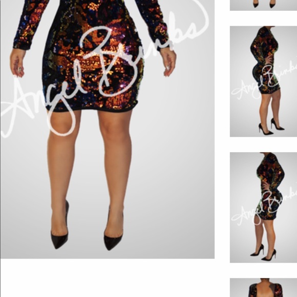 Dress (L) and red bottoms sz 6 - Picture 1 of 8